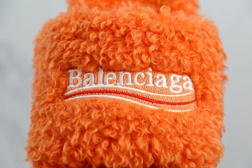 Balenciaga wool slippers Orange