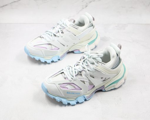 Balenciaga Triple S white blue pink