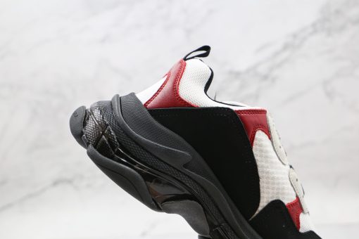 Balenciaga Triple S Black and white red