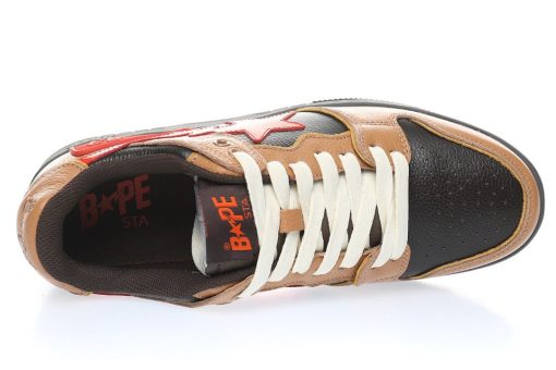 Bape Sk8 Sta Red Brown