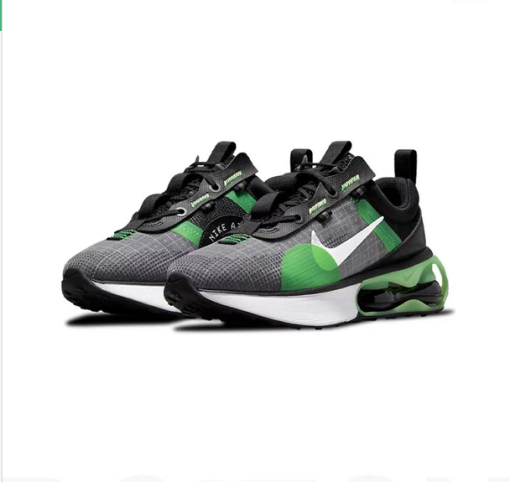 NIKE AIR MAX Black grey green background