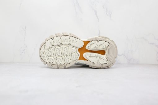 BALENCIAGA Track Mule Clear Sole Sneakers white yellow