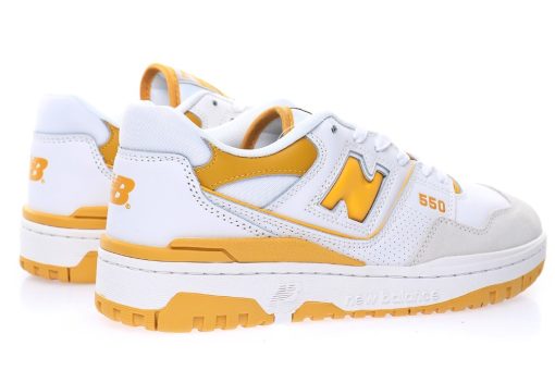 New Balance P550 Leather White Banana Yellow