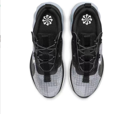 NIKE AIR MAX Gray black transparent bottom