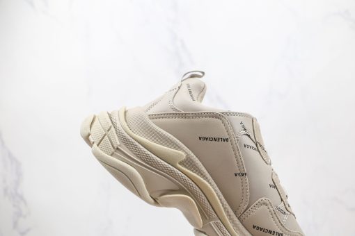 Balenciaga Triple S BEIGE BLACK LOGO