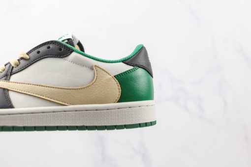 Nike Wmns Air Jordan 1 Low barb white black green - Image 3