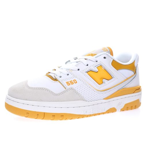 New Balance P550 Leather White Banana Yellow