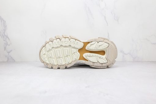 BALENCIAGA Track Mule Clear Sole Sneakers no light beige