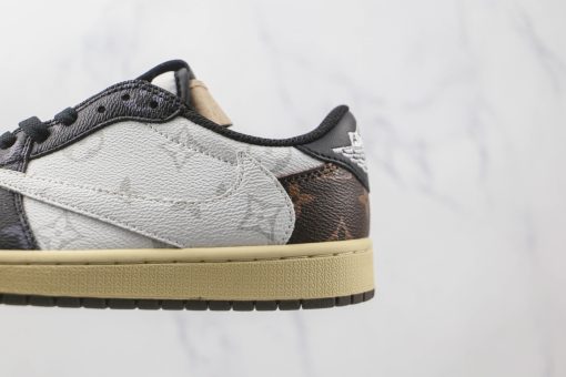 Nike Wmns Air Jordan 1 Low LV color matching TS Fujiwara Hiroshi tripartite joint barb - Image 3