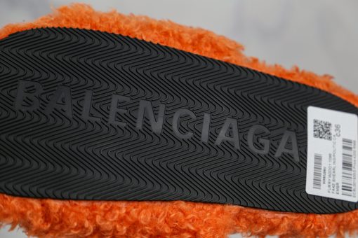 Balenciaga wool slippers Orange