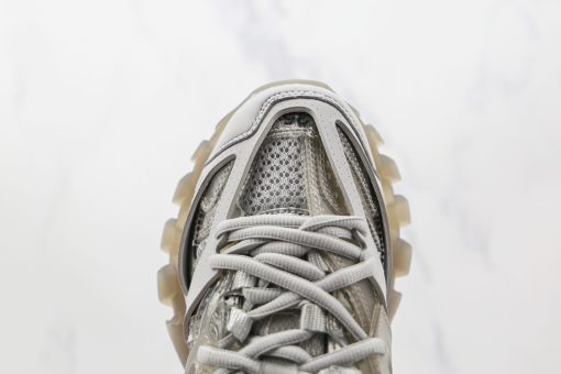 BALENCIAGA Track Mule Clear Sole Sneakers grey