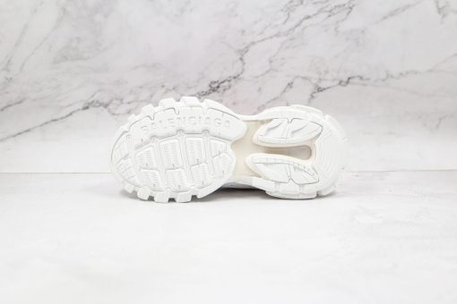 BALENCIAGA Track Mule Clear Sole Sneakers White pink