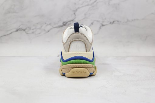 Balenciaga Triple S White blue green