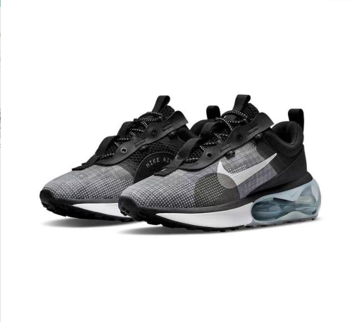 NIKE AIR MAX Gray black transparent bottom