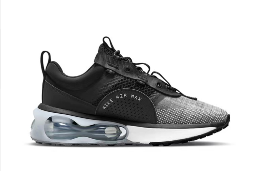 NIKE AIR MAX Gray black transparent bottom