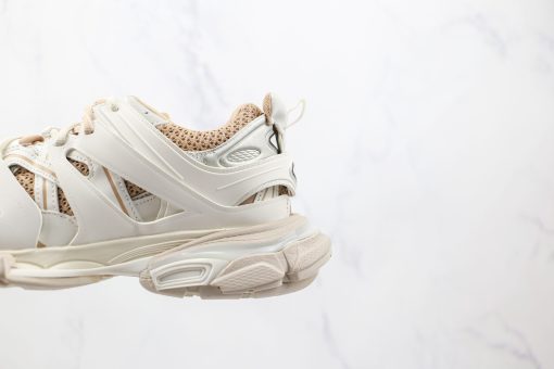 BALENCIAGA Track Mule Clear Sole Sneakers no light beige