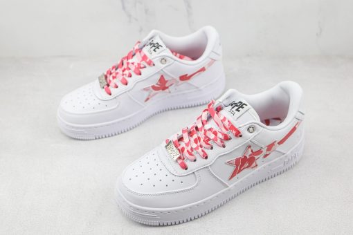 Bape force White Red