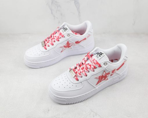 Bape force White Red