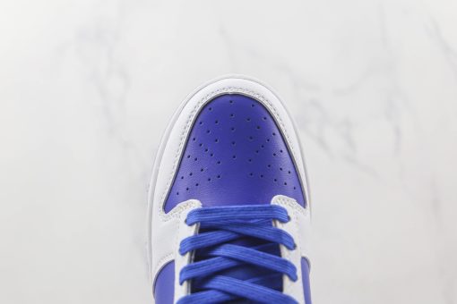 NIKE SB Dunk Low  White and blue stitching - Image 5