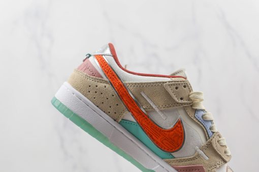 NIKE SB Dunk Low White orange blue