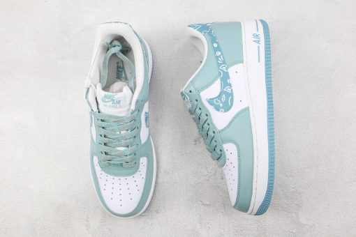 Air Force 1’07 Low white green cashew flower