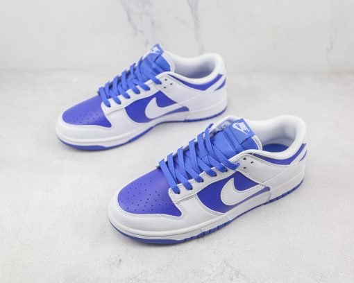 NIKE SB Dunk Low  White and blue stitching - Image 2