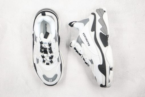 Triple S black white