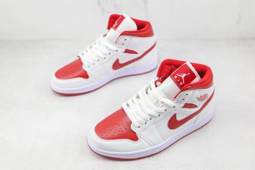 NIKE Air Jordan AJ1 Mid White red