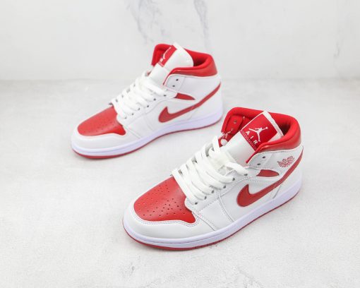 NIKE Air Jordan AJ1 Mid White red