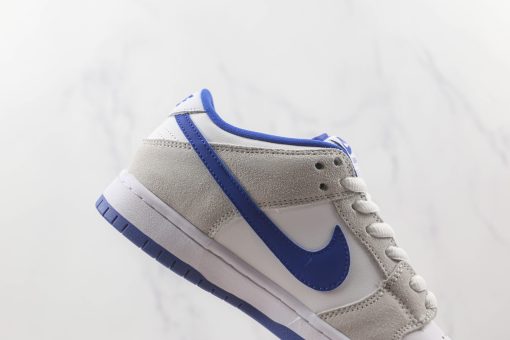 Nike SB Dunk Low white grey blue tick