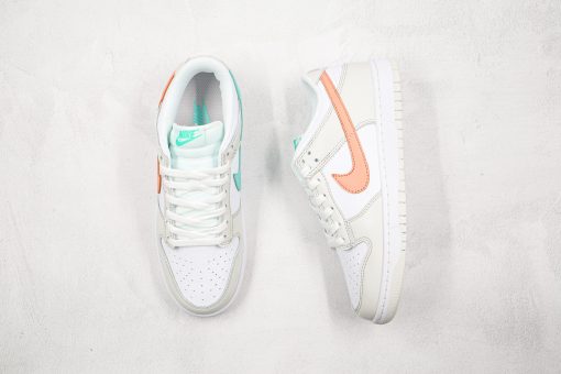 Nike Dunk Low White Pink Green