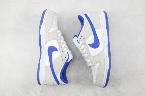 Nike SB Dunk Low white grey blue tick