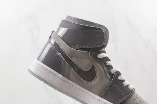 Nike Air Jordan 1 Grey White - Image 5