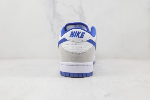 Nike SB Dunk Low white grey blue tick