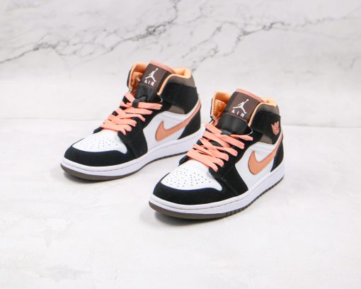 NIKE Air Jordan 1 Mid Peach Mocha