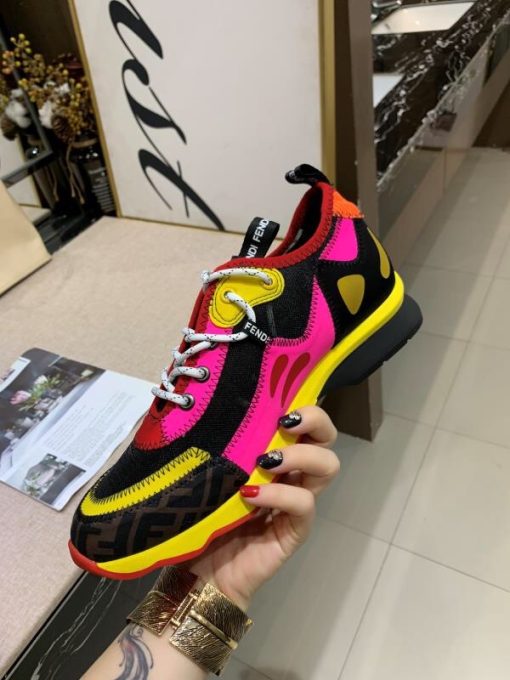 Trainers Black red yellow