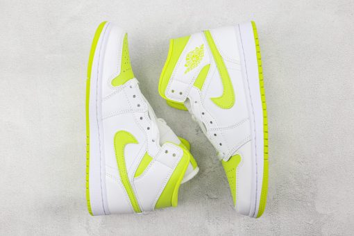 NIKE Air Jordan 1 Mid White Lime