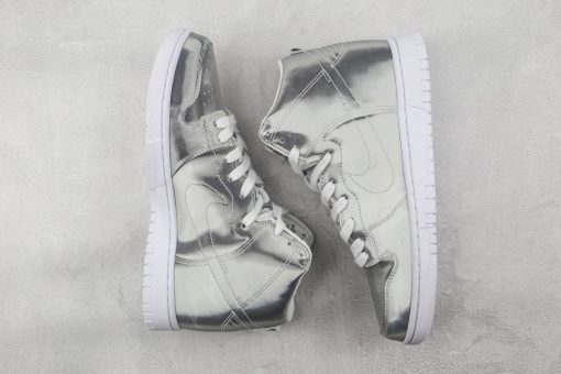 CLOT x Nike Dunk High"Silver Metallic"