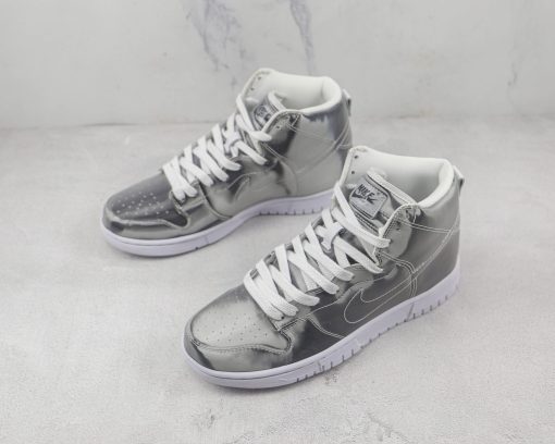 CLOT x Nike Dunk High"Silver Metallic"