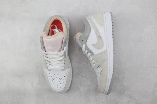 Nike Air Jordan 1 Low SE Craft "White and Phantom" - Image 3