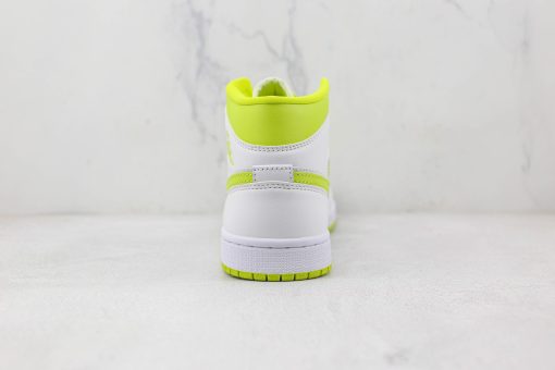 NIKE Air Jordan 1 Mid White Lime