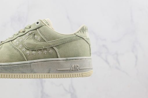 Nike Air Force 1 Low NAI-KE Olive Canvas - Image 4