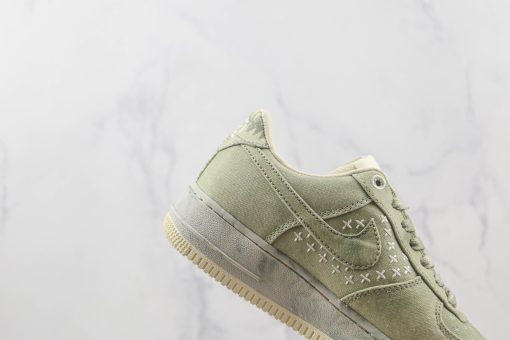 Nike Air Force 1 Low NAI-KE Olive Canvas - Image 3