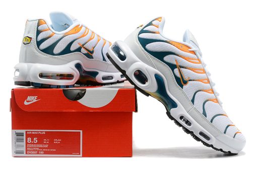 Nike Air Max Plus White Orange - Image 5