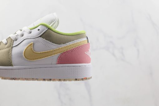 Nike Air Jordan 1 Low Pastel Grind Vivid Green (GS)