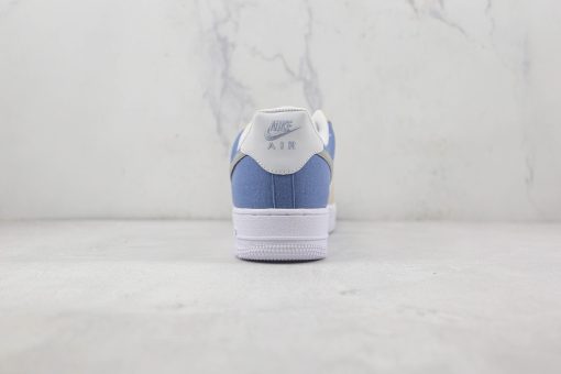 Nike Air Force 1 07 Low Cream Beige Blue