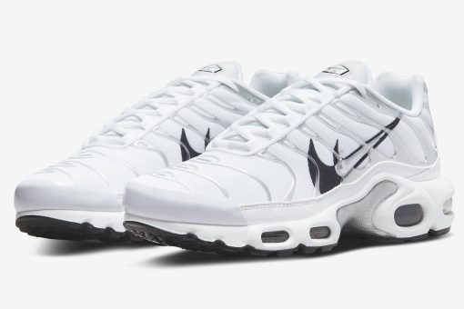 Nike Air Max Plus White Black Logo