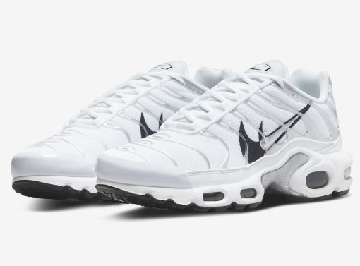 Nike Air Max Plus White Black Logo