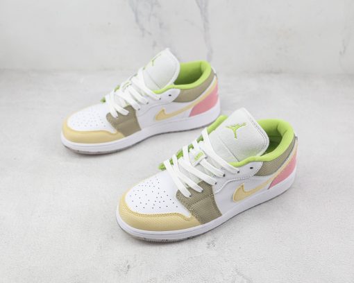 Nike Air Jordan 1 Low Pastel Grind Vivid Green (GS)