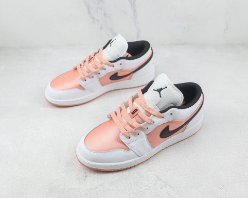 Nike Air Jordan 1 Low White Light Madder Root (GS) - Image 2